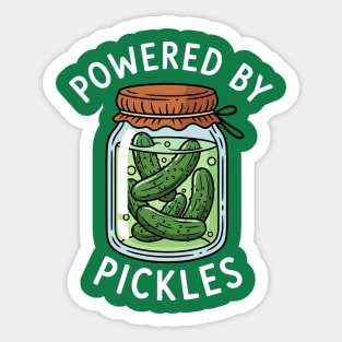 Powered By Pickle Sticker